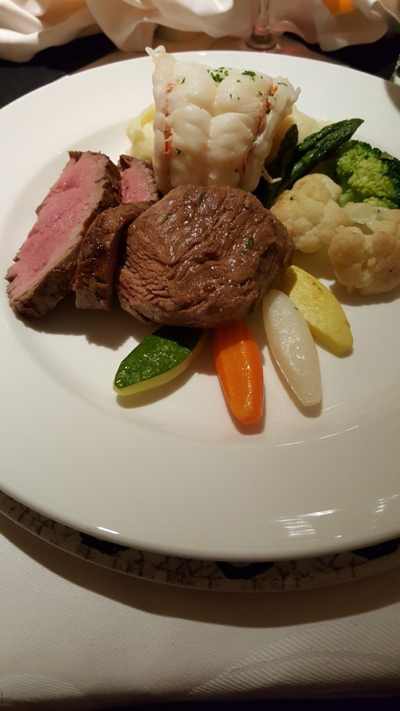 Beef Tenderlion, Lobster and Veal Medallions